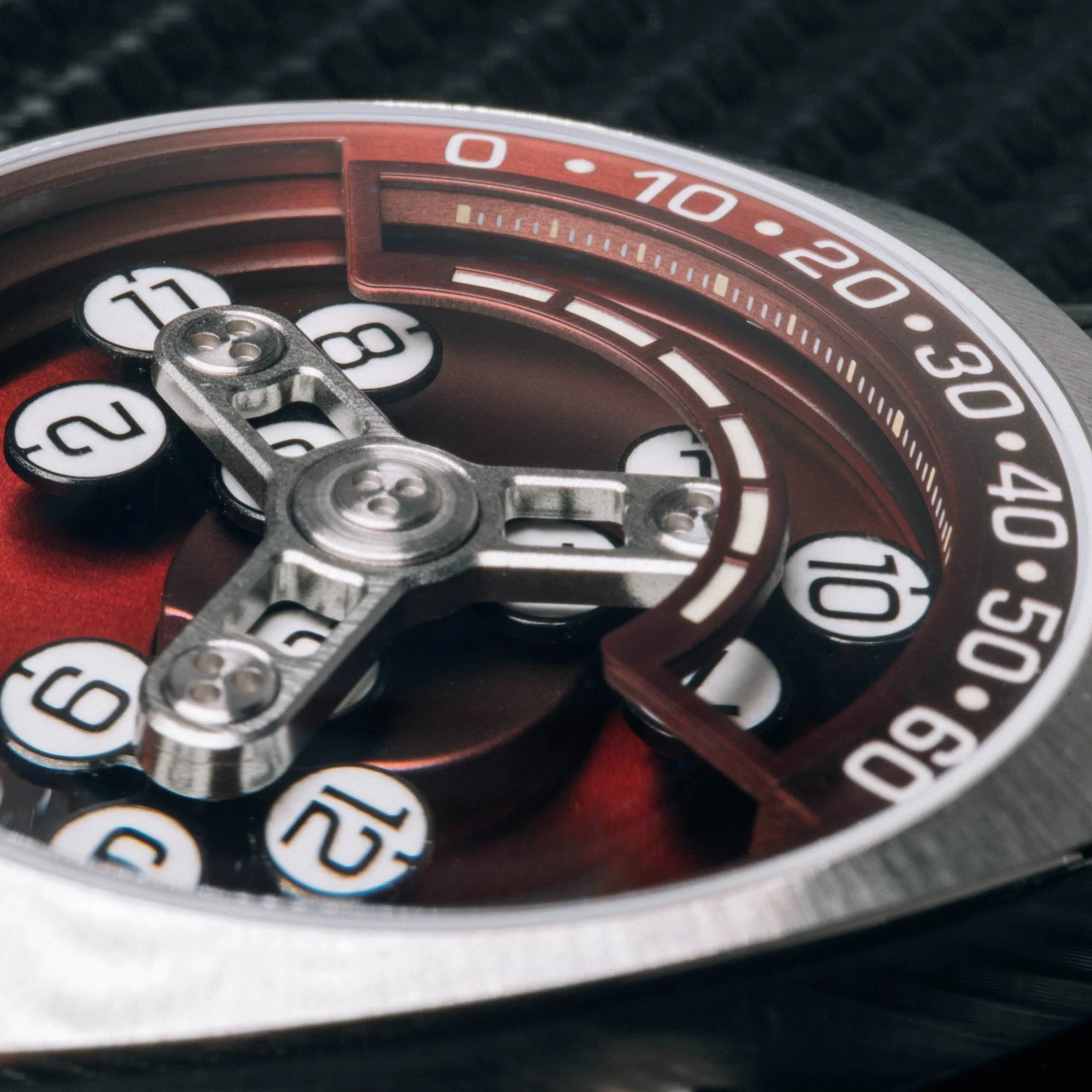 Xeric Scrambler Automatic Wandering Hour Black Oxblood - Image 10