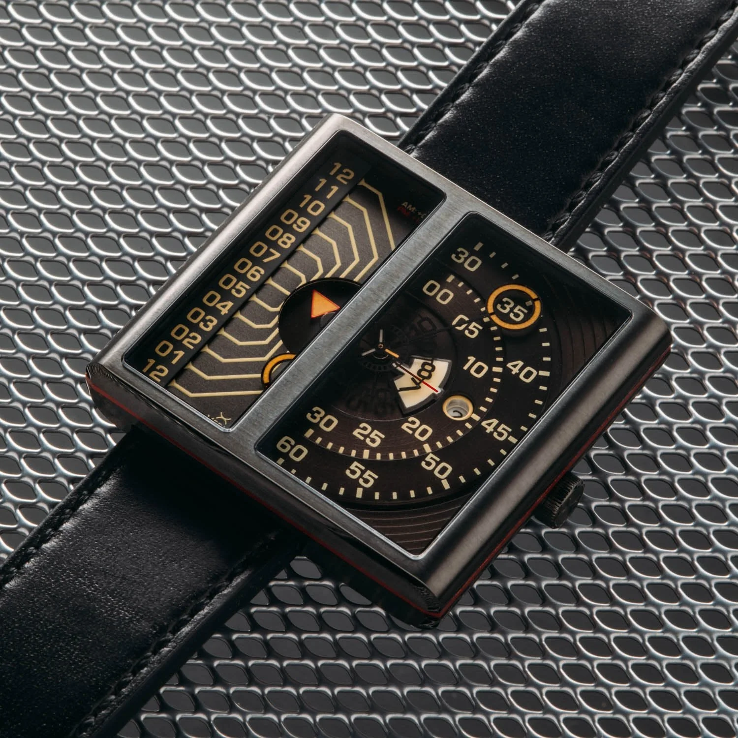 Xeric Soloscope II Automatic Gunmetal Orange Limited Edition - Image 6